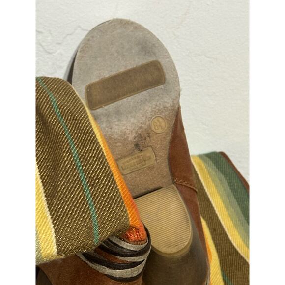 Colorful Ankle Boots Boho / Southwestern Womans - size 8 1/2 Mossimo Supply Co. - Picture 6 of 7